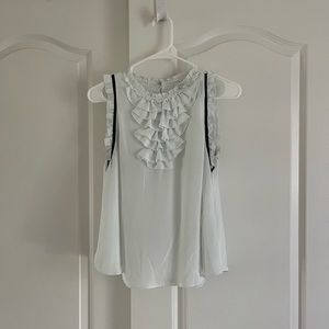 White zara blouse